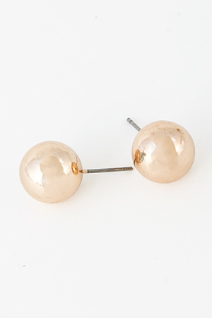 Simple Sphere Ball Stud Earring 5EAE4